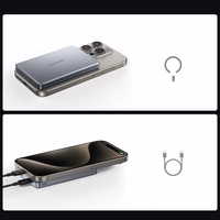 Joyroom JR-PBM08 Pro 10000mAh Īpaši plāns portatīvais lādētājs - pelēks