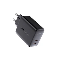 Acefast lādētājs 2x USB Type C 40W, PPS, PD, QC 3.0, AFC, FCP melns (A9 melns)