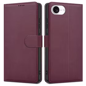 Futrālis Fancy Wallet Xiaomi Redmi 13C/Poco C65/Poco M6 5G bordo krāsā