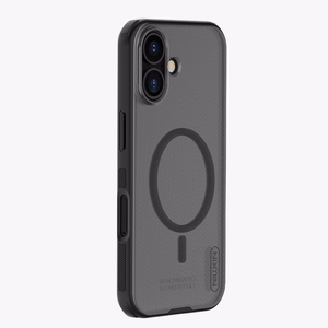 Nillkin Super Frosted Shield Pro Magnētiskais viedtālruņa apvalks saderīgs ar MagSafe iPhone 17 - caurspīdīgs melns