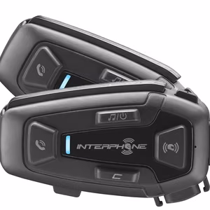 Interphone U-COM 8R motocikla interkoms 1600 m melns