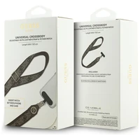 GUESS universālā siksna GUUCNP4DGMW (4G PU siksna, piestiprinājums, ar Strass metāla logotipu) brūna