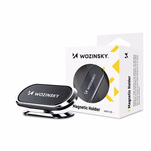 Wozinsky pašlīmējošs magnētiskais automašīnas turētājs 360 paneļiem sudrabs (WMH-06)