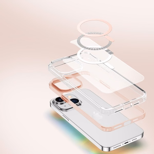 Dux Ducis Clin2 case for iPhone 14 Plus magnetic MagSafe cover pink