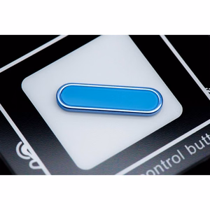 Viedtālruņa apvalks (m) Camera Control ar aktīvu pogu, piemērots IPHONE 16 sērijas gadījumam Drop Glue / Clear Mag Cover zils (m)