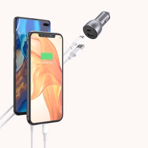 Ugreen auto lādētājs USB / USB Type C Quick Charge 3.0 Power Delivery 36W 3A pelēks (CD213 60980)