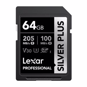 Lexar Professional SILVER PLUS SDXC 64GB memory card