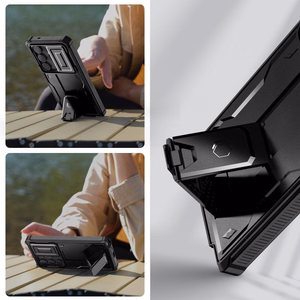 Tech-Protect Kevlar Cam+ viedtālruņa apvalks Samsung Galaxy S25 Ultra - melna