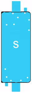 Sticker priekš LCD Samsung F946 Z Fold5 5G original (service pack)