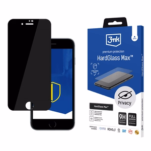 9H стекло приватности 3mk HardGlass Max Privacy™ для iPhone 7 / 8