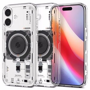 Spigen Ultra Hybrid Magnētiskais viedtālruņa apvalks iPhone 17 Neo One - Caurspīdīgs