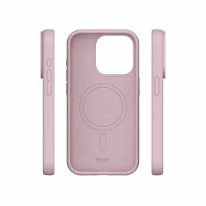 Etteri Silikona mag futrālis iPhone 14 6,1" gaiši rozā krāsā