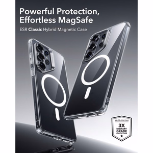 ESR Classic Hybrid MagSafe apvalks Samsung Galaxy S26 Ultra - caurspīdīgs