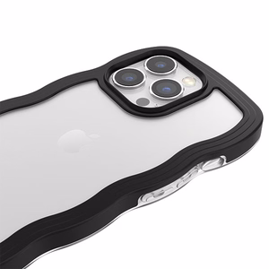 Adidas OR Viedtālruņa apvalks Wavy iPhone 13 Pro /13 6.1" melna-caurspīdīga/melna-caurspīdīga 51900