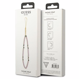 Guess Phone siksniņa Beads Heishi Lilac