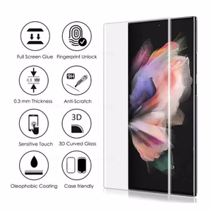 Rūdīts stikls M1 5D UV līme Samsung S906 S22 Plus 5G izliekts caurspīdīgs