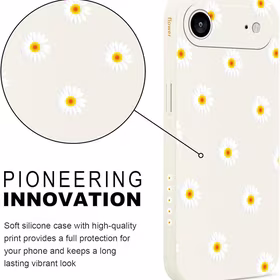 Pnakqil Iphone 17 Air maciņš Small Daisies balts