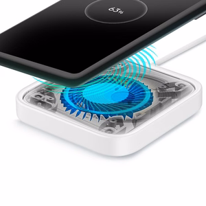 Samsung Wireless Charger Pad EP-P2400TWEGEU 15W indukcijas lādētājs - balts + tīkla lādētājs