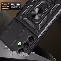 Tech-Protect CamShield Pro viedtālruņa apvalks Samsung Galaxy A17 4G / 5G - melns