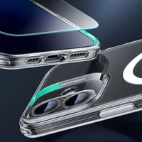 ESR Classic Pro Komplekts Halolock Magnētiskais viedtālruņa apvalks iPhone 16 - Caurspīdīgs