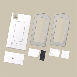 Tech-Protect Quick Set+ 2 шт. закалённое стекло для iPhone 17 Pro Max - чёрный