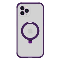 Viedtālruņa apvalks ar statīvu MagSafe IPhone 11 Pro Max (m) - violets