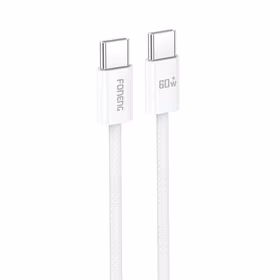 Foneng Kabelis X110 - Type-C uz Type-C - PD 60W 3A 1,2 m balts