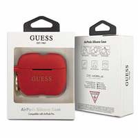 Guess GUACAPSILGLRE AirPods Pro cover sarkans/sarkans Silicone Glitter