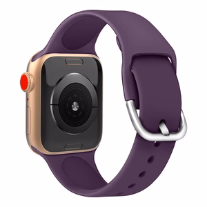 Силиконовый ремешок APS для Apple Watch 38/40/41мм ремешок для часов браслет - жёлтый