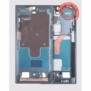 Vidējais rāmis Samsung S908 S22 Ultra (zaļš)