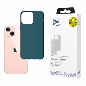 Viedtālruņa apvalks iPhone 14 Plus no 3mk Matt Case sērijas - tumši zaļa