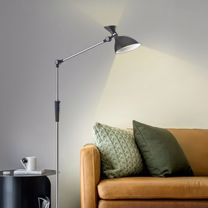 LED stāvlampa ar reostatu un regulējamu krāsu temperatūru