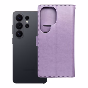 MEZZO grāmatas tipa viedtālruņa apvalks SAMSUNG S26 Ultra ar sapņu ķērāju, violets