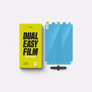 Ringke Dual Easy 2 gabalu aizsargstikls OnePlus 13R viedtālrunim - caurspīdīgs