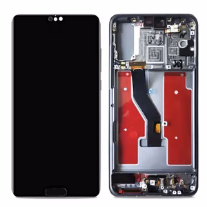 LCD Displejs Saderīgs ar Huawei P20 Pro / Melns / HQ