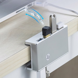 Orico MH4PU centrmezgls ar skavu 4x USB-A 3.0 sudrabs
