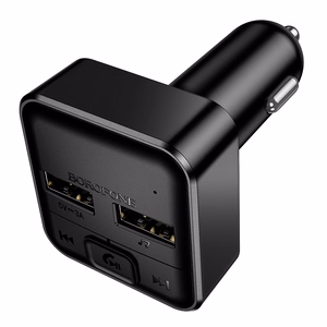 Borofone Transmitter FM BC63 Selecto MP3, Bluetooth - 2xUSB - black
