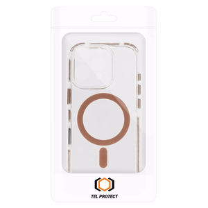 Tel Protect Strap Skaidrs viedtālruņa apvalks Iphone 17 zelts