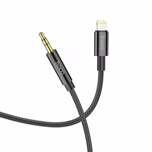 Audio adapter Hoco UPA19 lightning to 3,5mm(p) black (1M)
