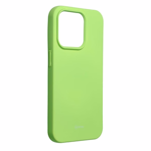 ROAR viedtālruņa apvalks COLORFUL JELLY IPHONE 15 Pro laima zaļš