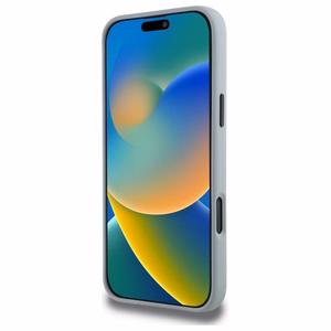 BMW Silikona Pagriežamās Līnijas Magnētiskais viedtālruņa apvalks iPhone 16 Pro Max - pelēks