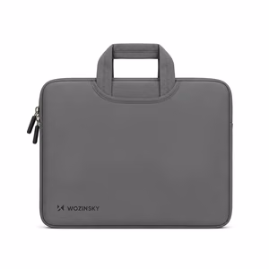 Wozinsky WNT-13G 13-14" laptop bag with retractable neoprene handle – gray