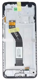 LCD screen Xiaomi Redmi 14C 4G/Poco C75 ar touch screen un frame Melns original (service pack)