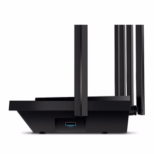TP-Link Archer AX5400 divjoslu Gigabit Wi-Fi 6 maršrutētājs, melns