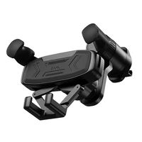 HOCO gravitācijas automašīnas turētājs ventilācijas atverei H66 melns