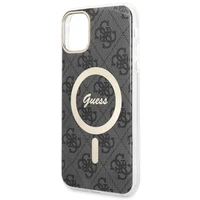 Guess GUHMN61H4STK iPhone 11 6.1" melns/melns cietais apvalks 4G MagSafe