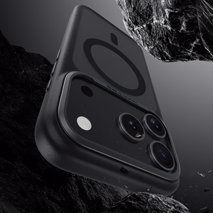 Benks Magnētiskais Mist viedtālruņa apvalks ar metāla rāmi (0070) Iphone 17 Pro Max balts