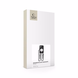 Tech-Protect MagNecklace MagSafe iPhone 16 apvalks - melns