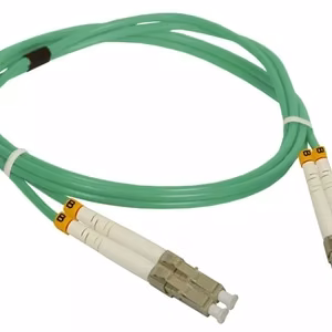 Alantec FOC-LCLC-5MMD-2-3 – LC-LC dupleksais optiskās šķiedras savienojuma kabelis, OM3 multimode 50/125 µm, 2 m, tirkīza