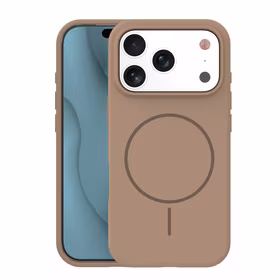 Silikona Thin Mag maciņš for iPhone 17 Pro Max 6,9" brūns